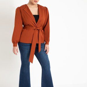 Eloquii Puff Sleeve Jacket